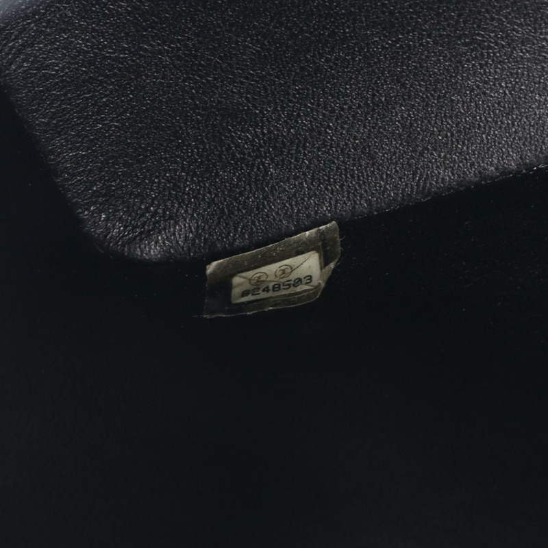 香奈兒 Medallion 手提單肩包 A01804 黑色粒面小牛皮 金色五金 二手-4