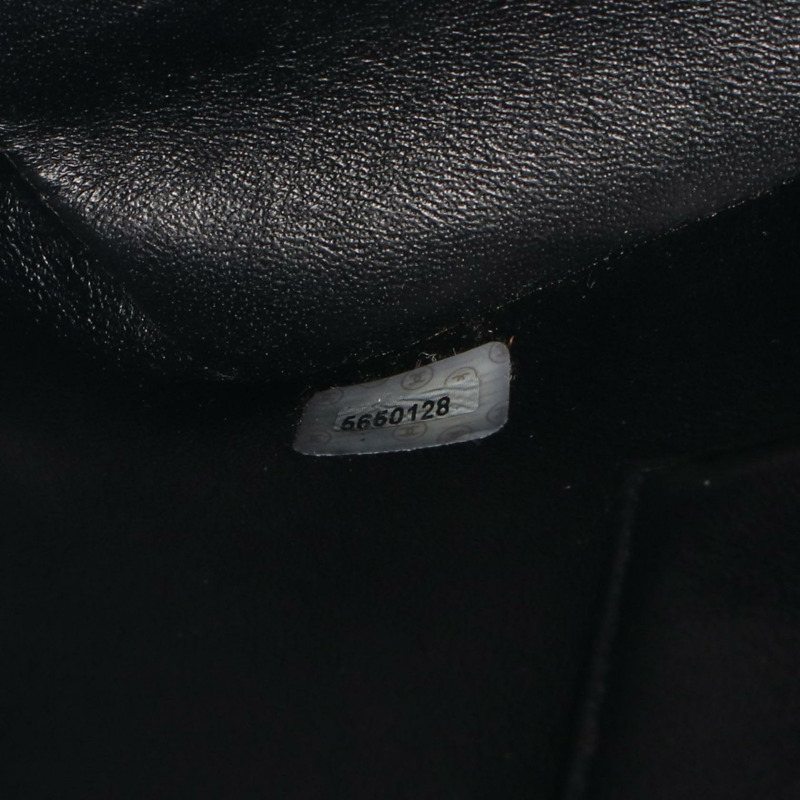 香奈兒 (CHANEL) Medallion Tote Shoulder Handbag A01804 皮革 黑色 SHW 二手 女士 CC-4