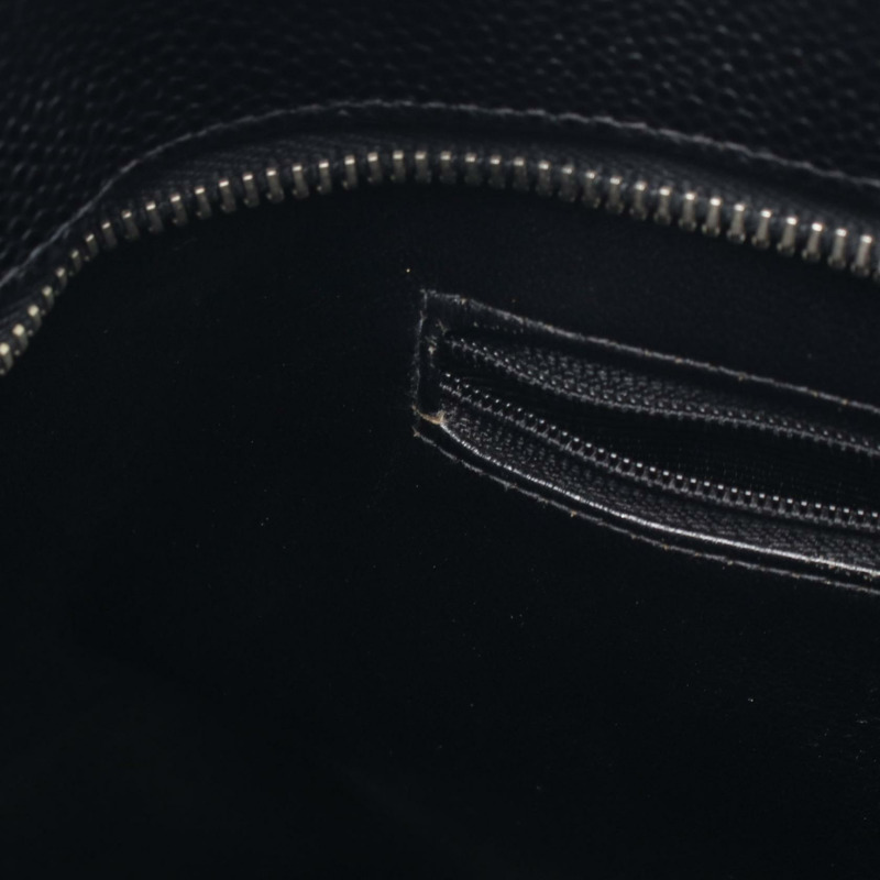 香奈兒 (CHANEL) Medallion Tote Shoulder Handbag A01804 皮革 黑色 SHW 二手 女士 CC-6