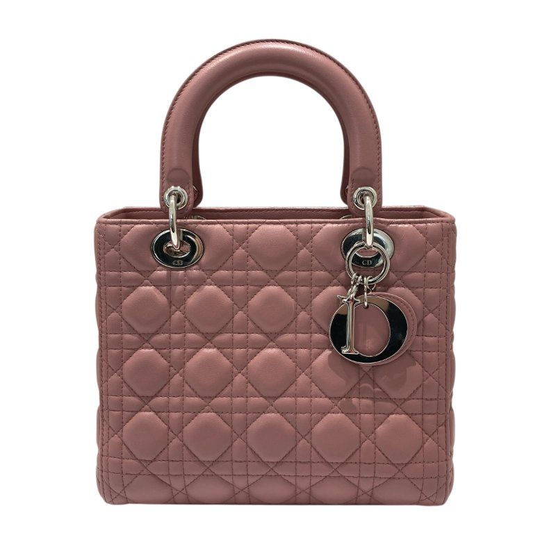 DIOR LADY DIOR 中號 手提包 粉色-0