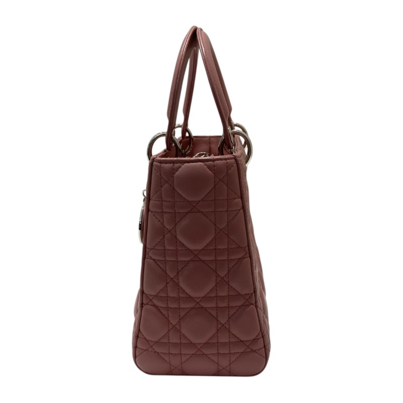 DIOR LADY DIOR 中號 手提包 粉色-2