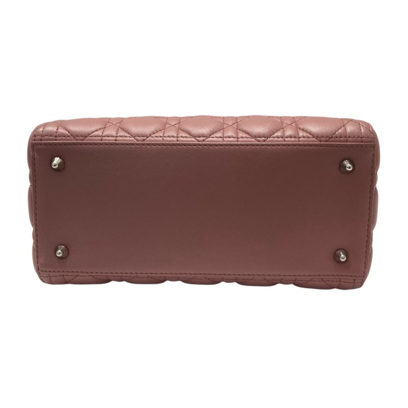 DIOR LADY DIOR 中號 手提包 粉色-5