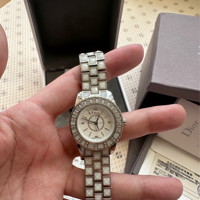 【現省近10萬！】Dior Christal 經典鑲鑽腕錶｜珠寶等級-2