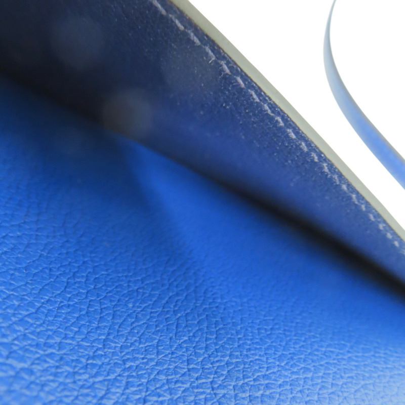 藍色 Evercolor牛皮 Roulis Mini 肩背包 Z刻 金扣【HERMES 愛馬仕】-5