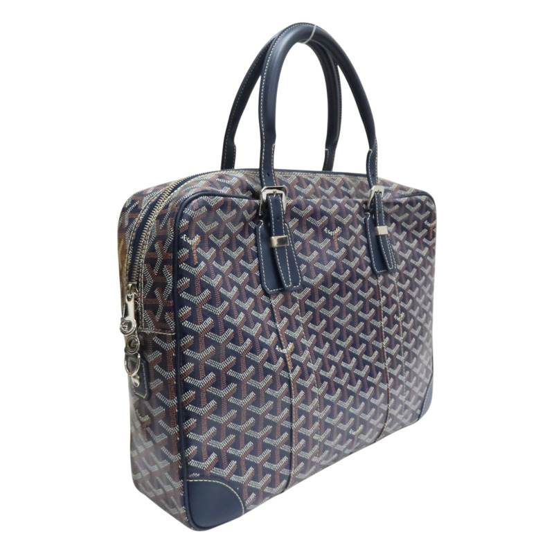 藍色 PVC塗層帆布 Ambassade MM 公事包【GOYARD 高雅德】-1