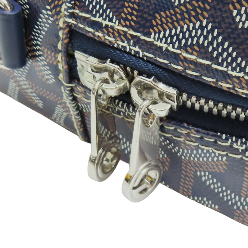 藍色 PVC塗層帆布 Ambassade MM 公事包【GOYARD 高雅德】-6