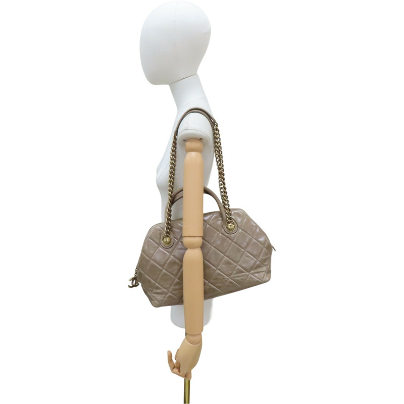 灰棕色 牛皮 肩背包【CHANEL 香奈兒】-11