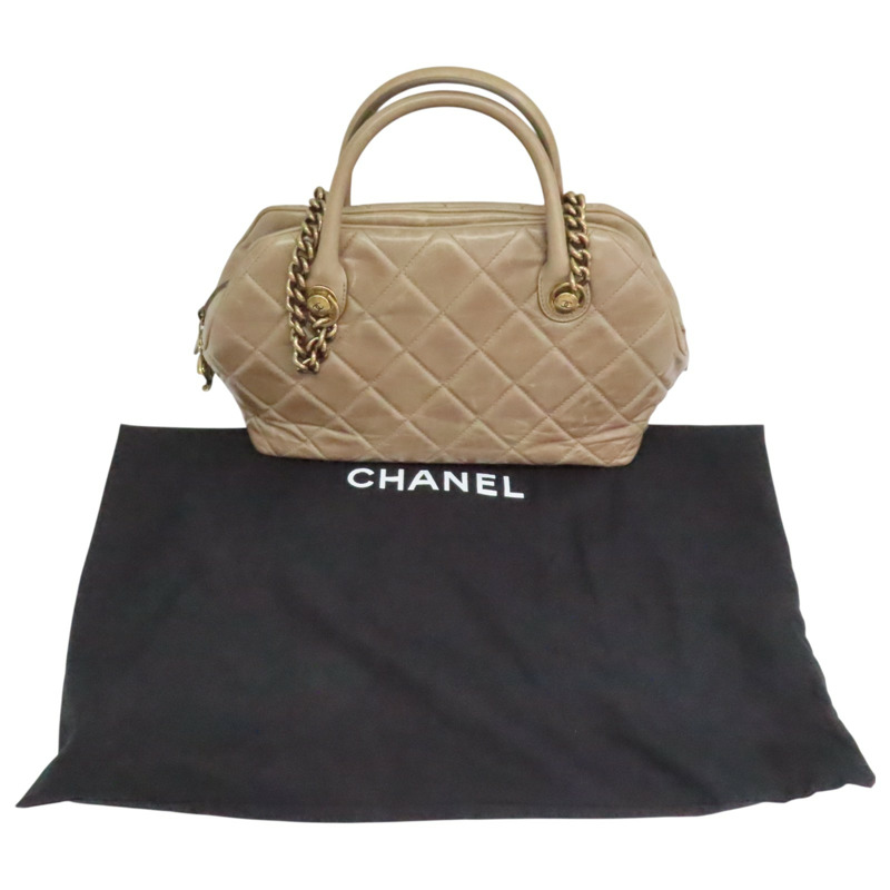 灰棕色 牛皮 肩背包【CHANEL 香奈兒】-12