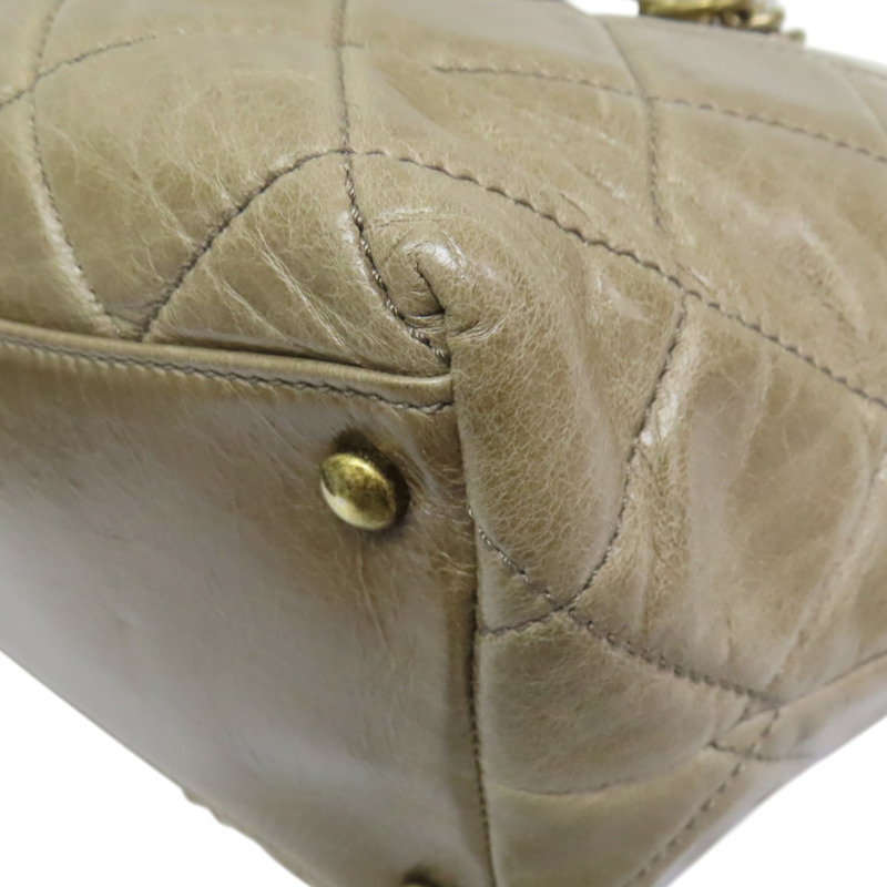 灰棕色 牛皮 肩背包【CHANEL 香奈兒】-14