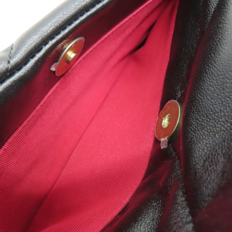 黑色 羊皮 19 Bag 26cm 鍊帶 肩背包【CHANEL 香奈兒】 AS1160-4