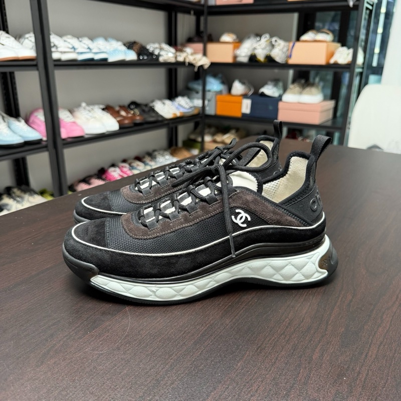 Chanel香奈兒氣墊運動鞋 黑色 42碼-0