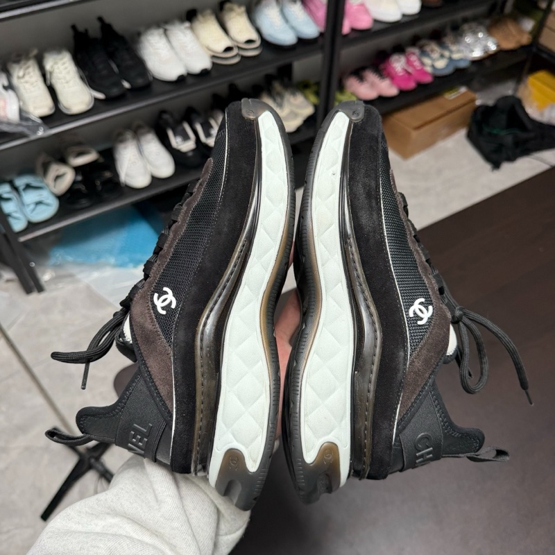 Chanel香奈兒氣墊運動鞋 黑色 42碼-4