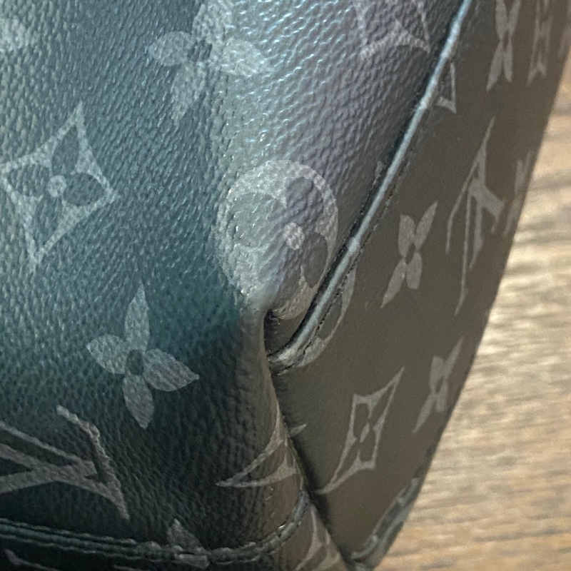 LV 路易威登 exploer黑花拼皮男士公文包 手提單肩斜挎包 附件:肩帶 尺寸:36*35 。-5