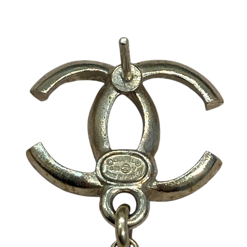 CHANEL 香奈兒 ARRIVAL CRYSTAL PEARL CC EARRINGS 山茶花流蘇水鑽珍珠耳針 合金-9