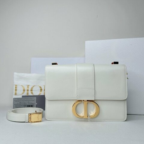 DIOR Montaigne30奶油白肩背包