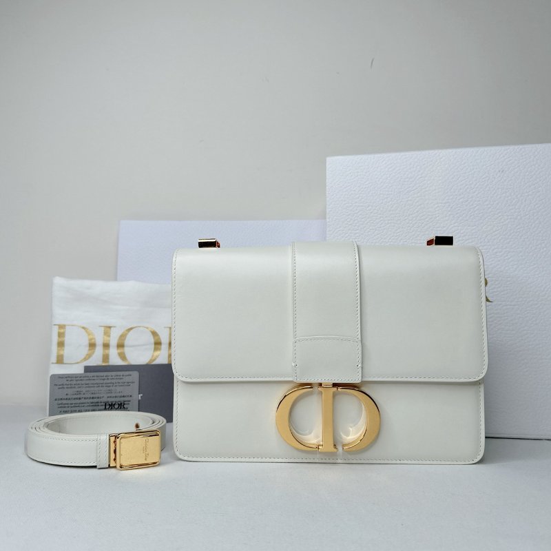 DIOR Montaigne30奶油白肩背包-0