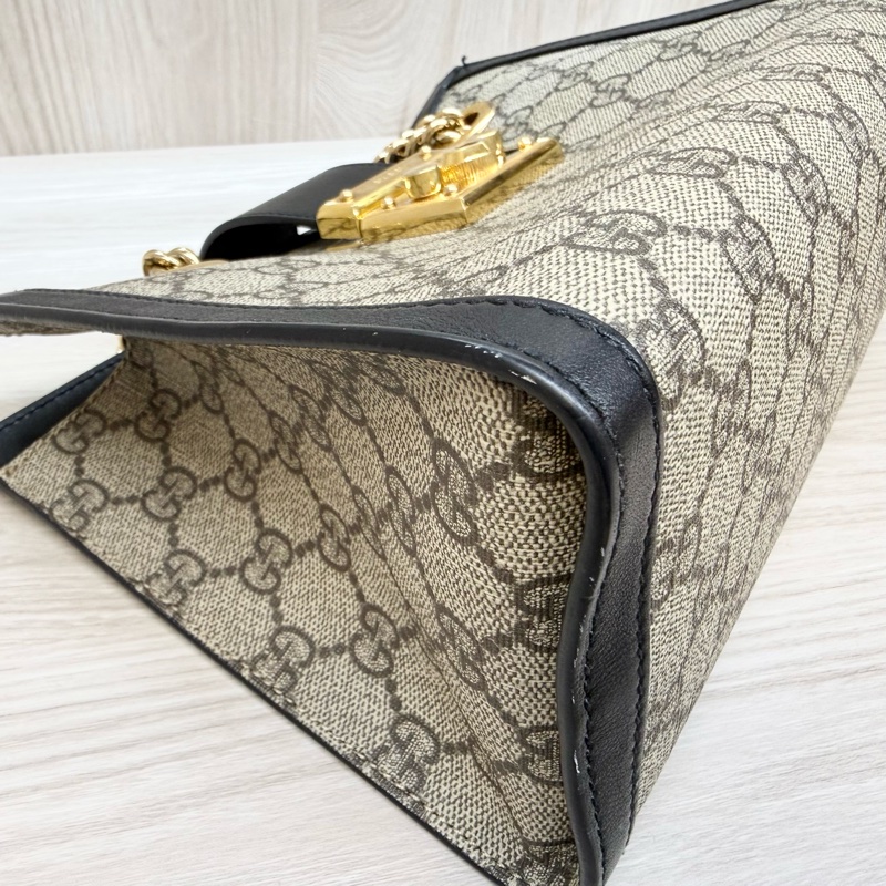 GUCCI🖤黑Padlock小號托特包498156-10