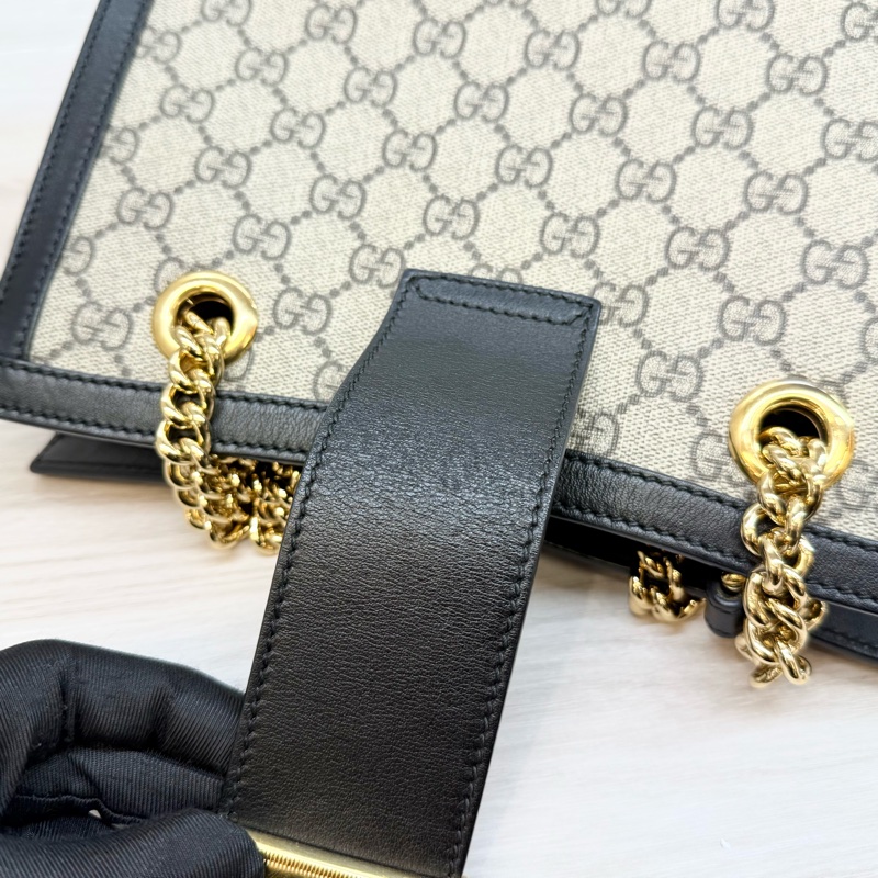 GUCCI🖤黑Padlock小號托特包498156-13