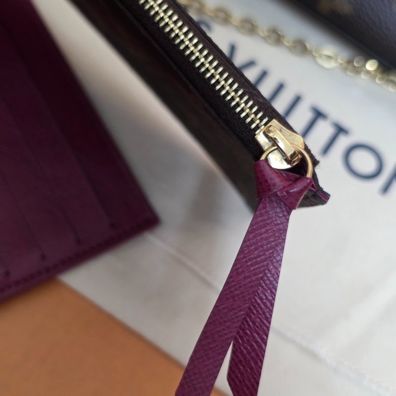 母親節禮物精選降價 近新芯片款 LV原信封式 3合1 鏈條包 /法國製/LV原廠盒、LV原廠防塵套,LV原廠紙袋-15