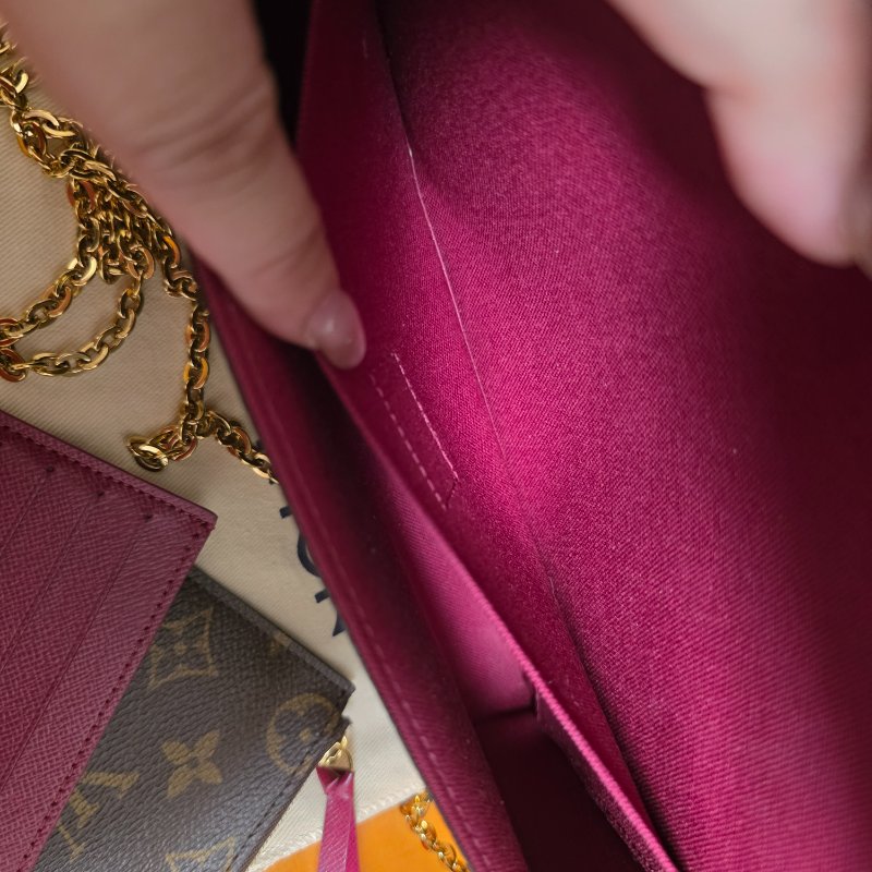 母親節禮物精選降價 近新芯片款 LV原信封式 3合1 鏈條包 /法國製/LV原廠盒、LV原廠防塵套,LV原廠紙袋-27