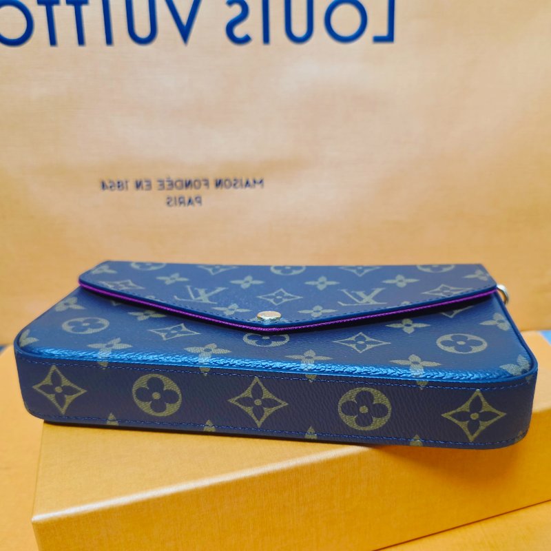 母親節禮物精選降價 近新芯片款 LV原信封式 3合1 鏈條包 /法國製/LV原廠盒、LV原廠防塵套,LV原廠紙袋-33