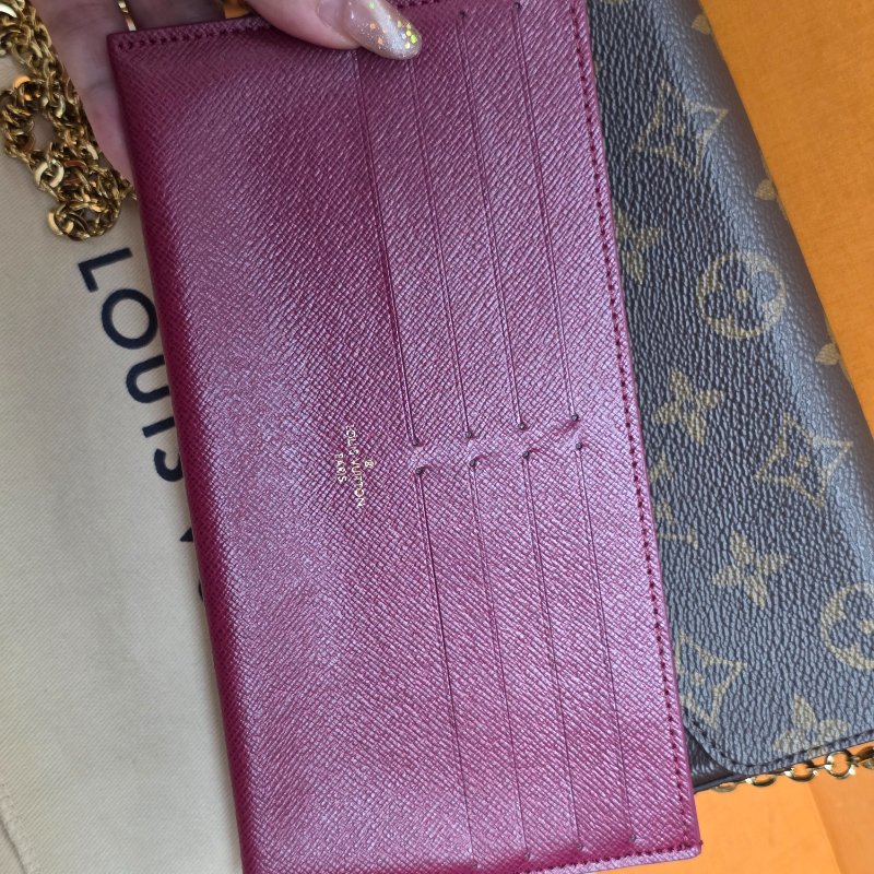 母親節禮物精選降價 近新芯片款 LV原信封式 3合1 鏈條包 /法國製/LV原廠盒、LV原廠防塵套,LV原廠紙袋-40