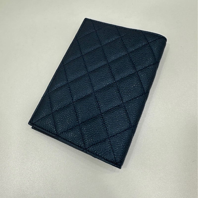 Chanel 香奈兒 護照夾 荔枝皮26開-3