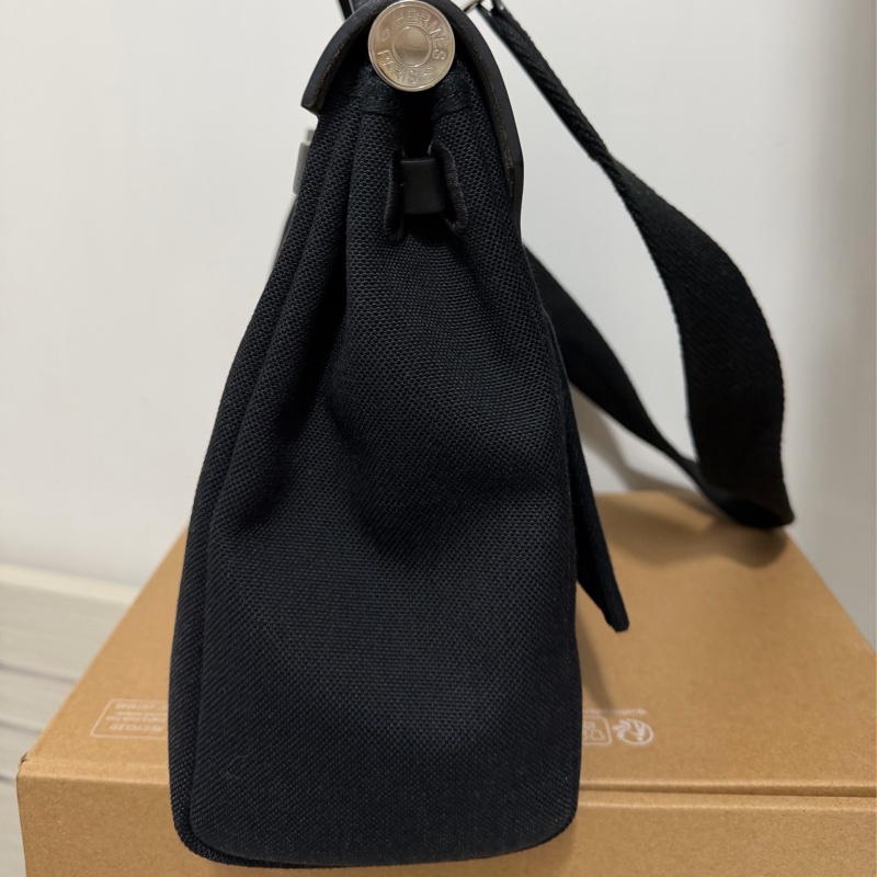Hermès Herbag 31黑銀-1