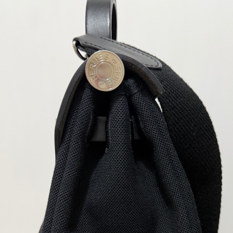 Hermès Herbag 31黑銀-10
