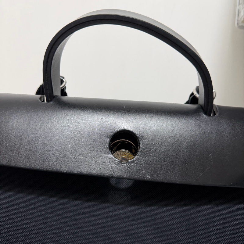Hermès Herbag 31黑銀-17