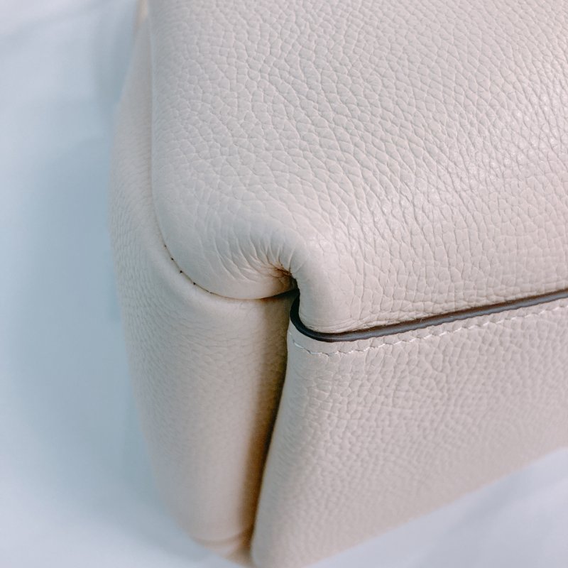MS0658 Coach 蔻馳兩用包包 Lana Shoulder Bag Calfskin Ivory-5