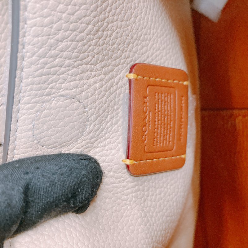 MS0658 Coach 蔻馳兩用包包 Lana Shoulder Bag Calfskin Ivory-14