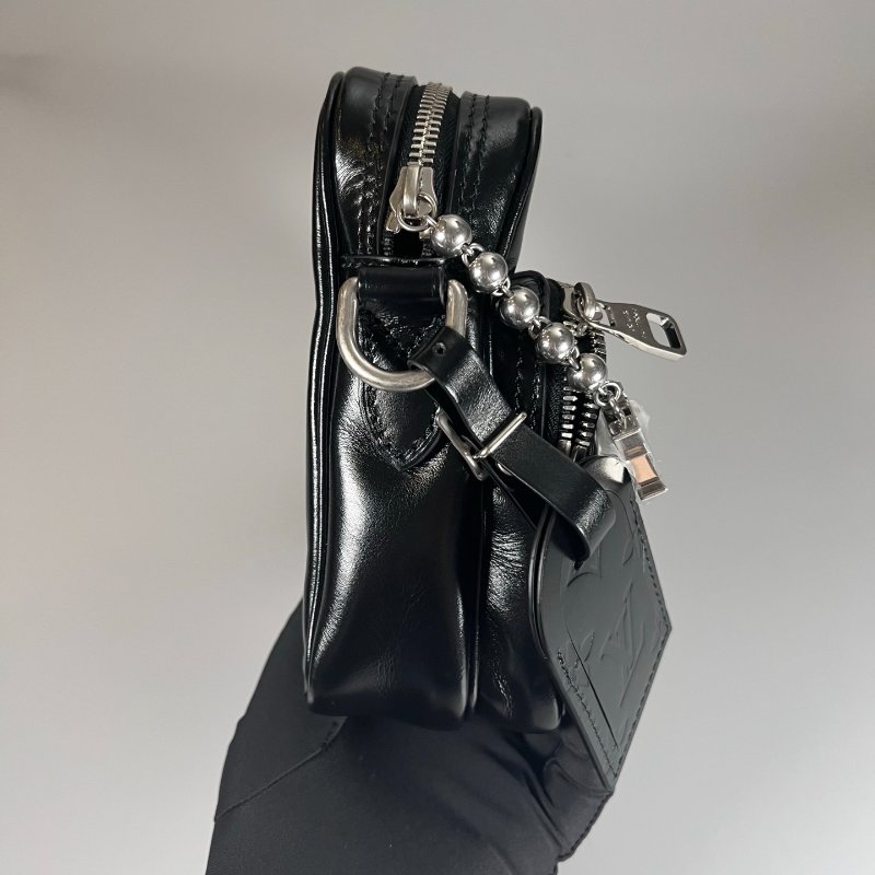 LV M13987/晶片款 Nil黑小牛皮都市手提側肩包-4