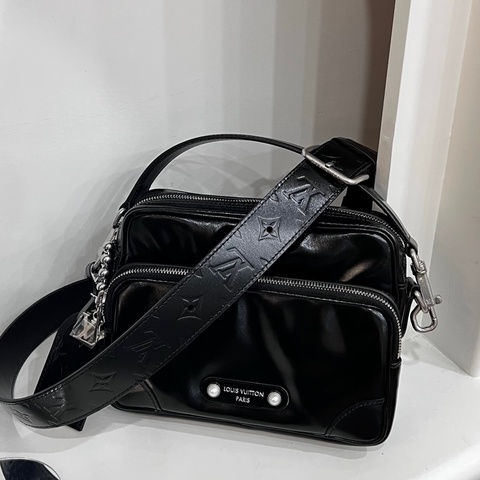 LV M13987/晶片款 Nil黑小牛皮都市手提側肩包