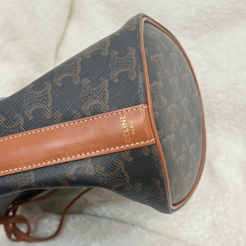 (台灣購證🇹🇼全配)Celine 老花水桶包-6
