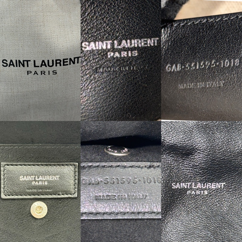 YSL 聖羅蘭 帆布水桶肩背包 551595-8