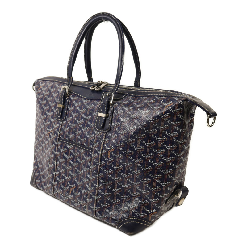 GOYARD 塗層帆布Pre-Owned Boeing Travel Bag銀扣手挽袋-2