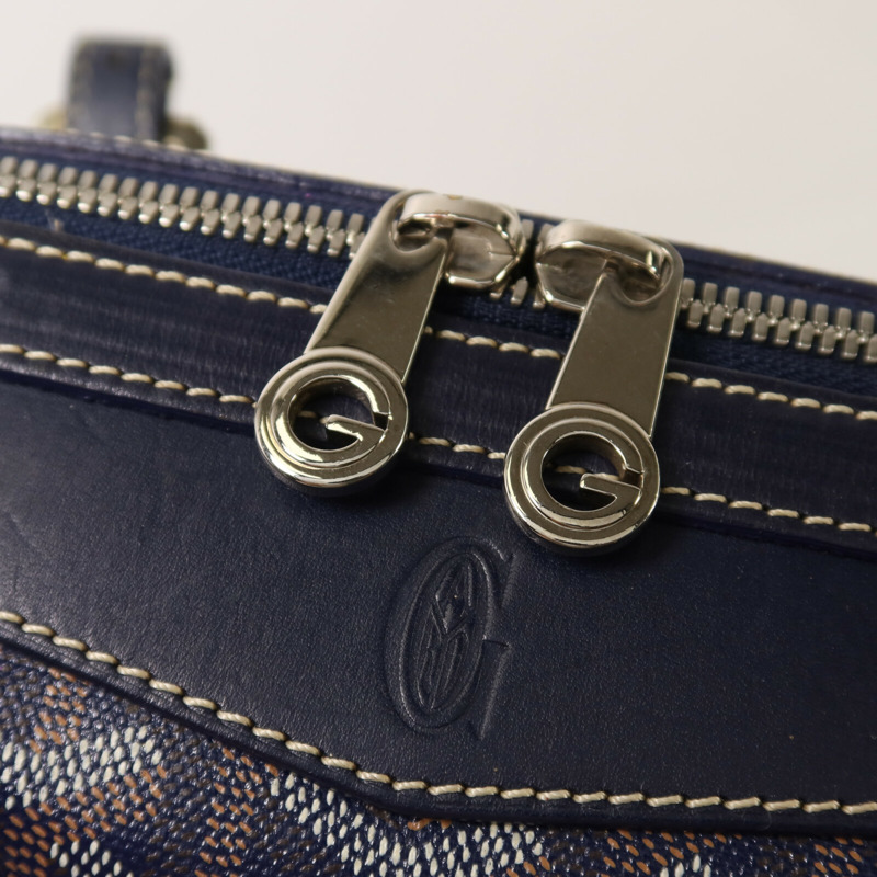 GOYARD 塗層帆布Pre-Owned Boeing Travel Bag銀扣手挽袋-5