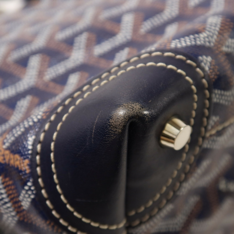 GOYARD 塗層帆布Pre-Owned Boeing Travel Bag銀扣手挽袋-6