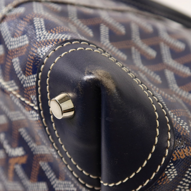 GOYARD 塗層帆布Pre-Owned Boeing Travel Bag銀扣手挽袋-7