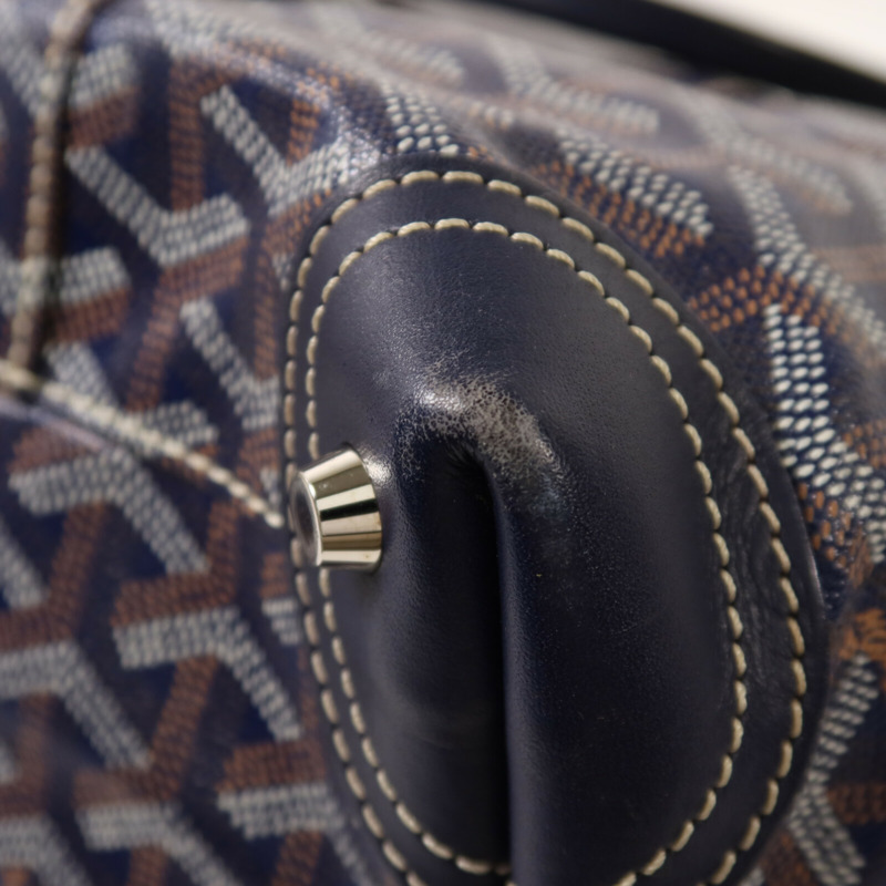 GOYARD 塗層帆布Pre-Owned Boeing Travel Bag銀扣手挽袋-9