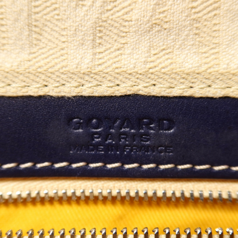 GOYARD 塗層帆布Pre-Owned Boeing Travel Bag銀扣手挽袋-11