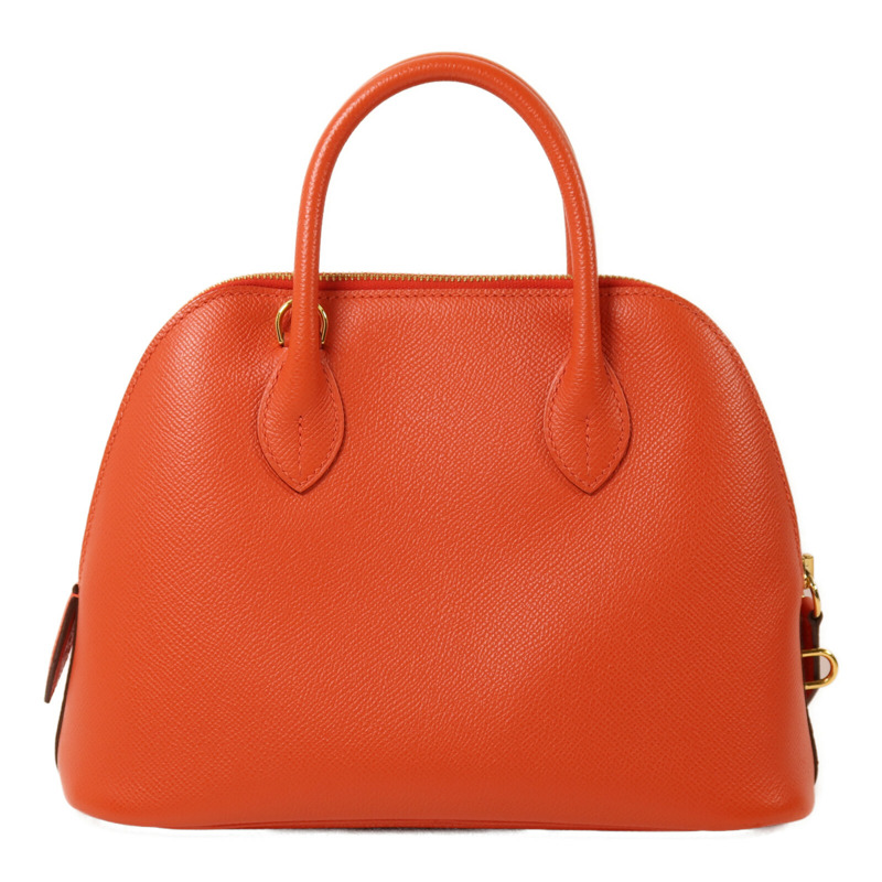 HERMES Epsom皮革Bolide 27金扣手挽肩背兩用袋Capucine-1