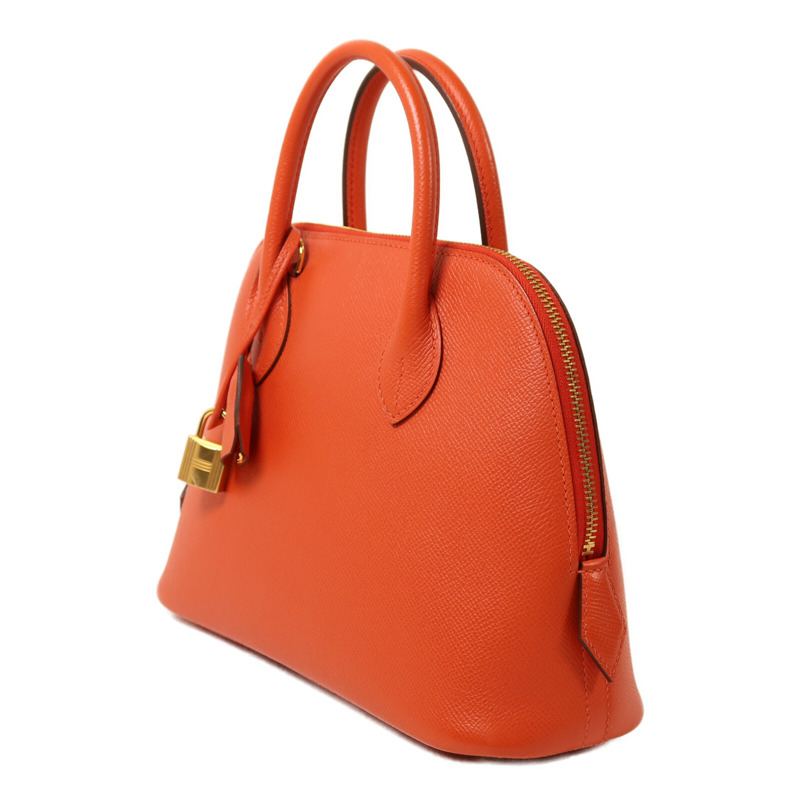 HERMES Epsom皮革Bolide 27金扣手挽肩背兩用袋Capucine-2