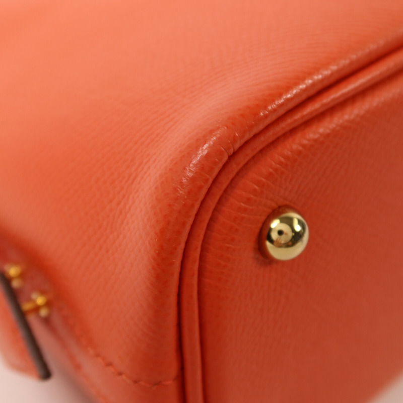 HERMES Epsom皮革Bolide 27金扣手挽肩背兩用袋Capucine-11