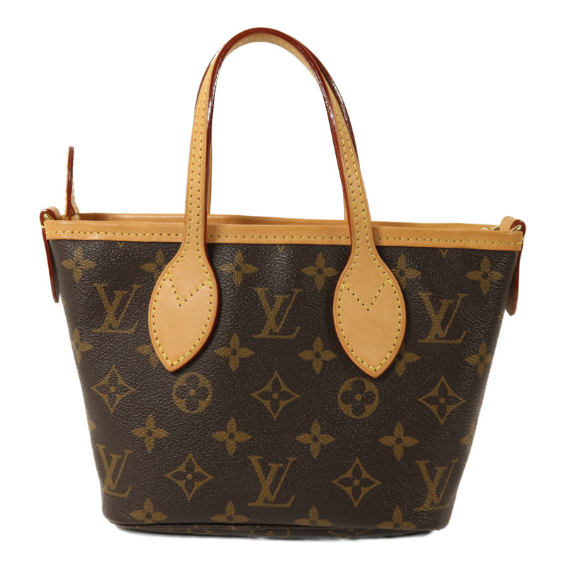 LOUIS VUITTON Monogram Neverfull BB金扣手挽肩背兩用袋-1