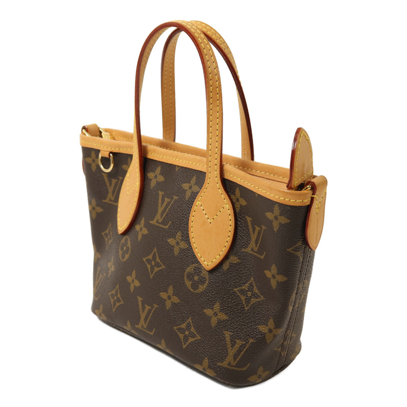 LOUIS VUITTON Monogram Neverfull BB金扣手挽肩背兩用袋-2