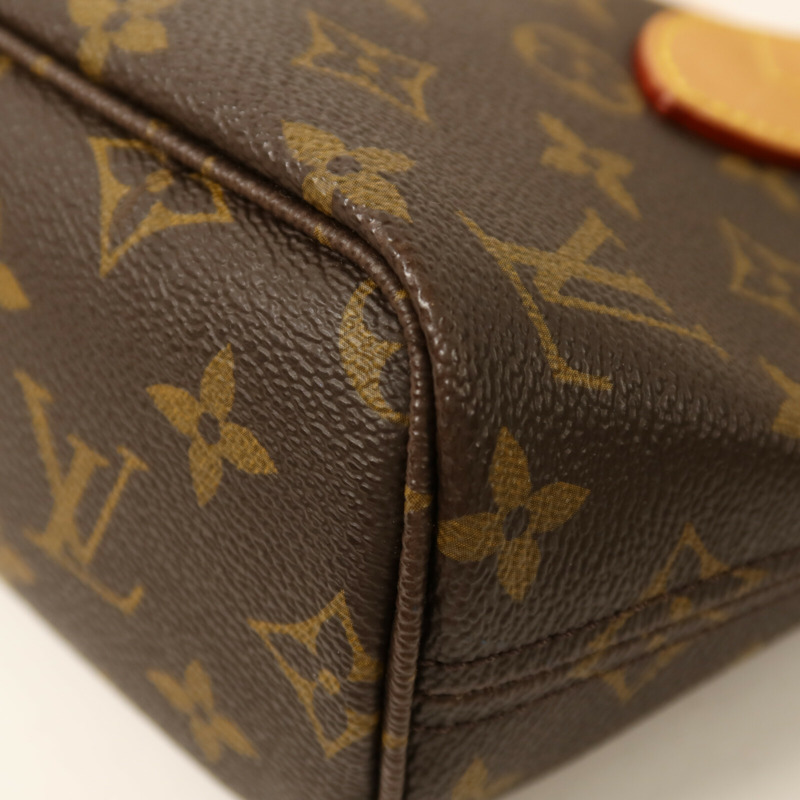 LOUIS VUITTON Monogram Neverfull BB金扣手挽肩背兩用袋-11