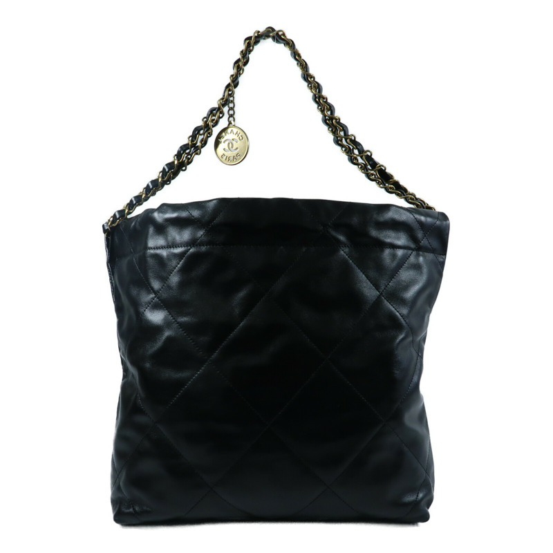 CHANEL 牛皮皮革Chanel 22 Small鏈帶肩背袋-1