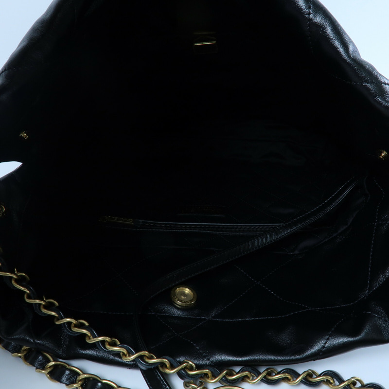 CHANEL 牛皮皮革Chanel 22 Small鏈帶肩背袋-4